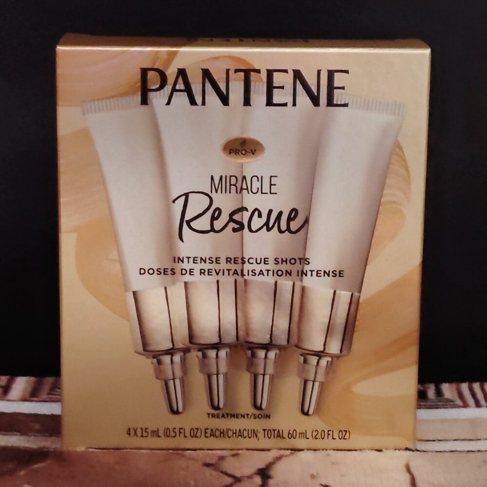 Pantene Hair Mask for Dry Damaged Hair, 4ct, 2.0 oz